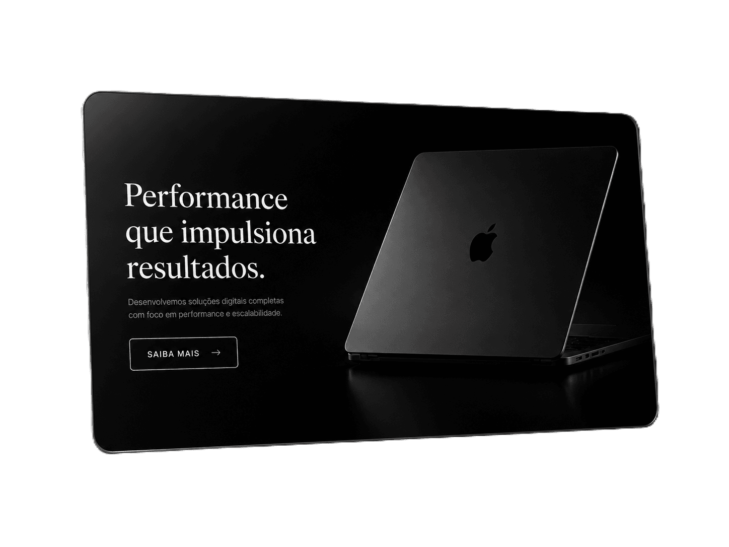 Mockup performance que impulsiona resultados